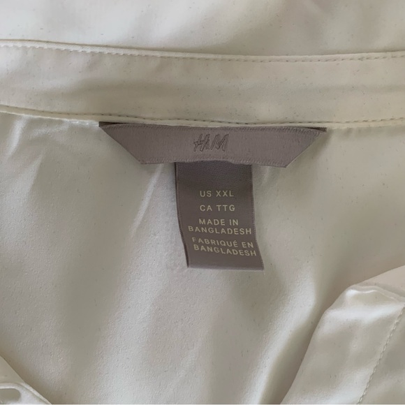 White Button-Up Shirt - Picture 2 of 3